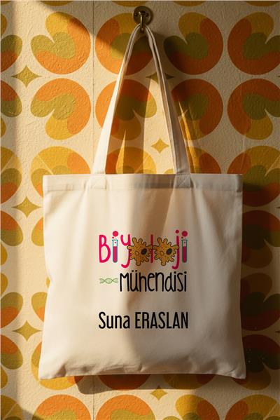 Biyoloji Mühendisi Kişiye Özel Bez Çanta