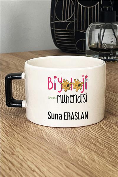 Biyoloji Mühendisi Kişiye Özel Lüks Fincan