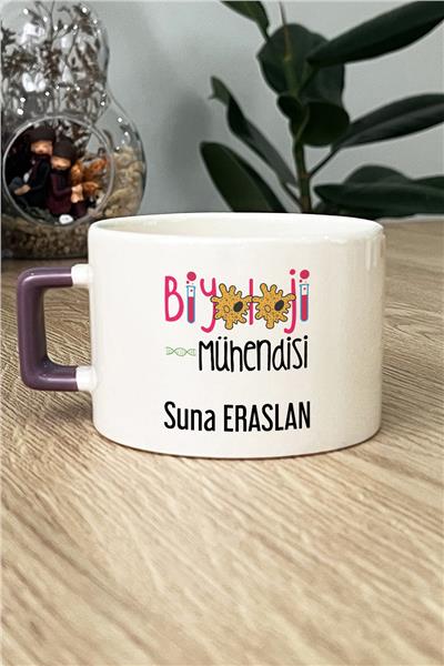 Biyoloji Mühendisi Kişiye Özel Lüks Fincan