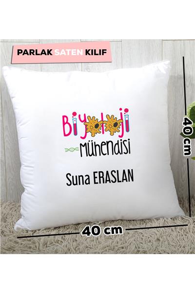 Biyoloji Mühendisi Kişiye Özel Yastık