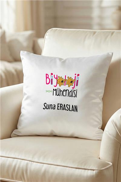 Biyoloji Mühendisi Kişiye Özel Yastık
