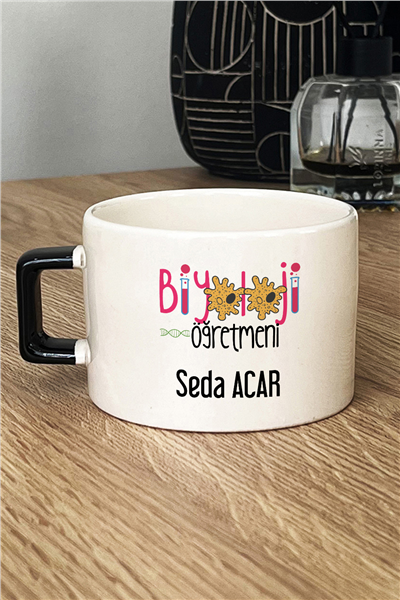 Biyoloji Öğretmeni Kişiye Özel Lüks Fincan