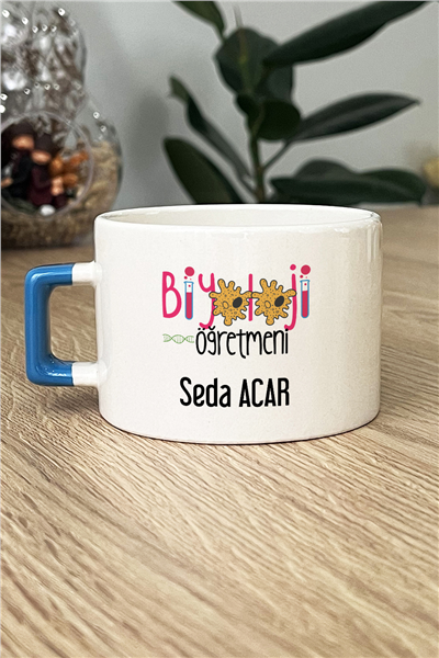Biyoloji Öğretmeni Kişiye Özel Lüks Fincan