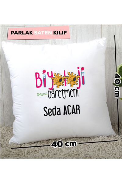 Biyoloji Öğretmeni Kişiye Özel Yastık