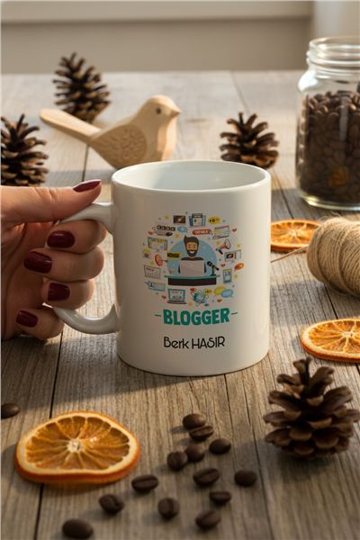 Blogger Kişiye Özel Kupa Bardak Standart