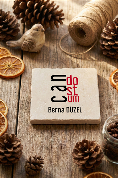 Can Dostum Kişiye Özel Bardak Altlığı
