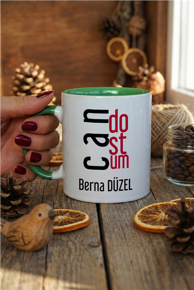 Can Dostum Kişiye Özel Kupa Bardak Standart