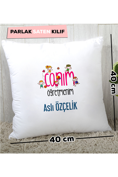 Canım Öğretmenim Kişiye Özel Yastık