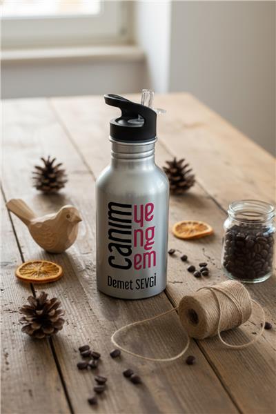 Canım Yengem Kişiye Özel Pipetli Matara