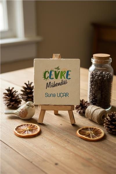 Çevre Mühendisi Kişiye Özel Dekoratif Taş İsimlik