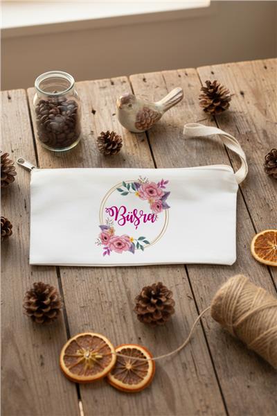 Çiçek ve İsim Kişiye Özel Kalemlik