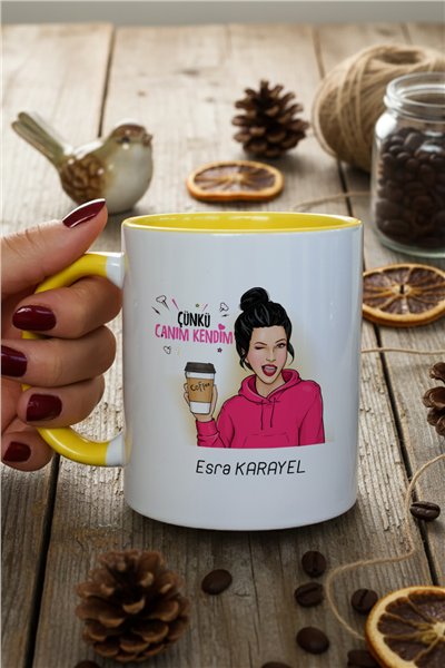 Çünkü Canım Kendim Kişiye Özel Kupa Bardak Standart