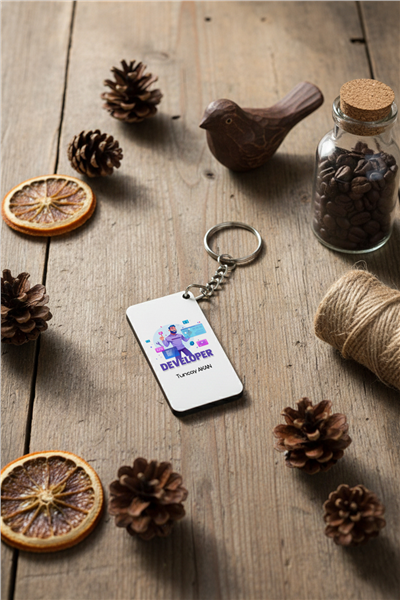 Developer Kişiye Özel Anahtarlık