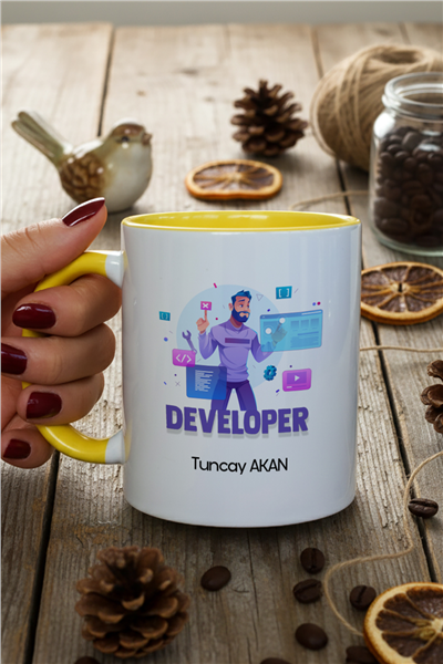 Developer Kişiye Özel Kupa Bardak Standart