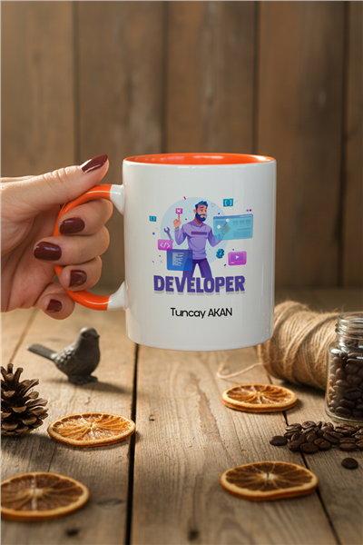 Developer Kişiye Özel Kupa Bardak Standart