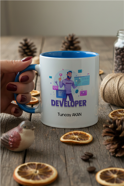 Developer Kişiye Özel Kupa Bardak Standart
