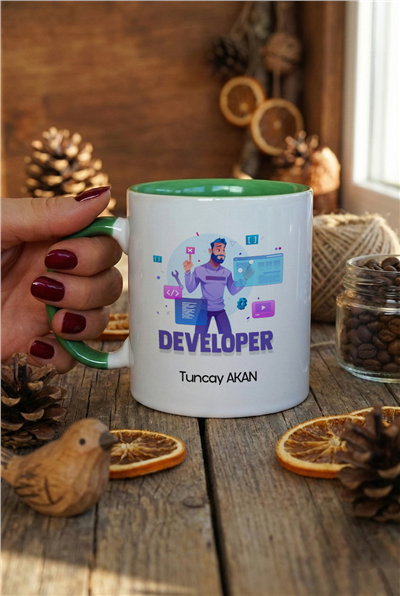 Developer Kişiye Özel Kupa Bardak Standart