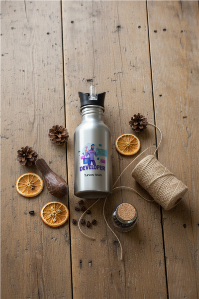 Developer Kişiye Özel Pipetli Matara