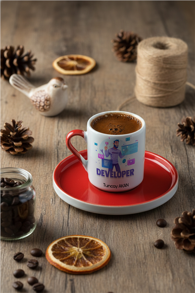 Developer Kişiye Özel Türk Kahvesi Fincanı