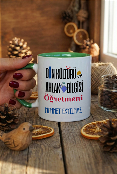 Din Kültürü Öğretmeni Kişiye Özel Kupa Bardak Standart