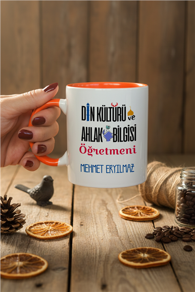 Din Kültürü Öğretmeni Kişiye Özel Kupa Bardak Standart