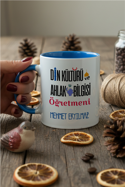 Din Kültürü Öğretmeni Kişiye Özel Kupa Bardak Standart
