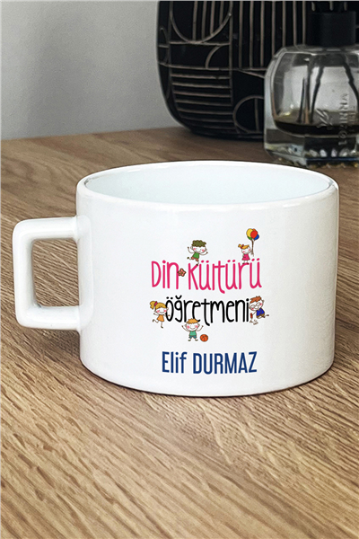 Din Kültürü Öğretmeni Kişiye Özel Lüks Fincan