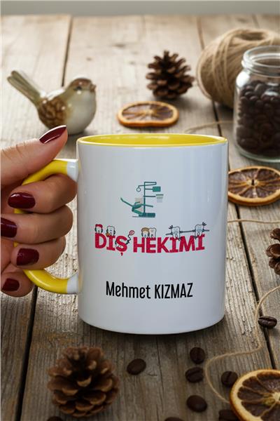 Diş Hekimi Kişiye Özel Kupa Bardak Standart
