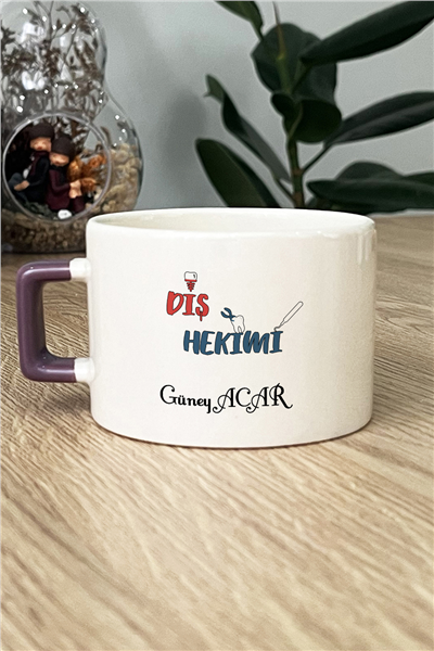 Diş Hekimi Kişiye Özel Lüks Fincan