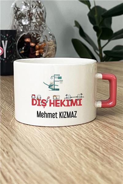 Diş Hekimi Kişiye Özel Lüks Fincan