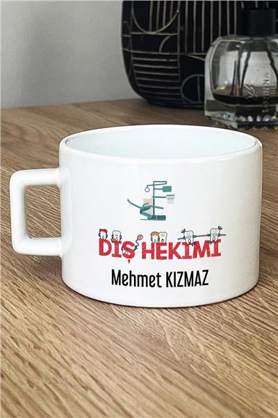 Diş Hekimi Kişiye Özel Lüks Fincan