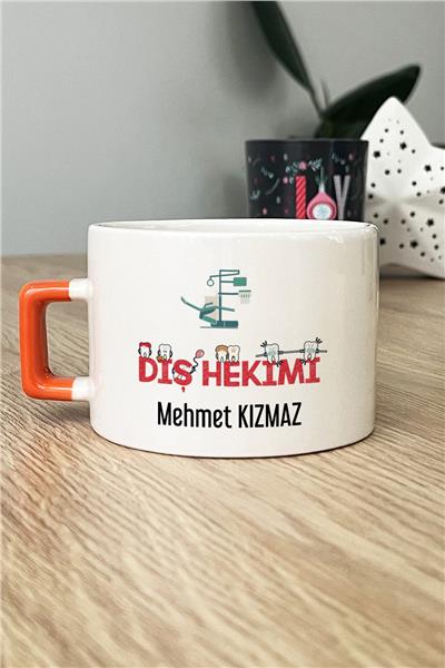 Diş Hekimi Kişiye Özel Lüks Fincan