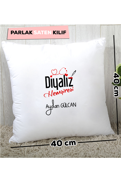 Diyaliz Hemşiresi Kişiye Özel Yastık