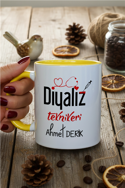 Diyaliz Teknikeri Kişiye Özel Kupa Bardak Standart