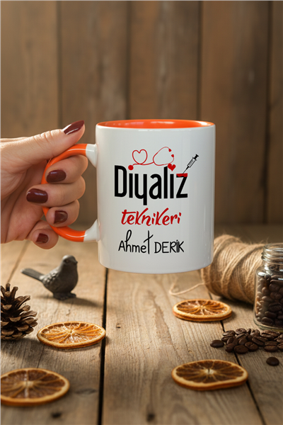 Diyaliz Teknikeri Kişiye Özel Kupa Bardak Standart