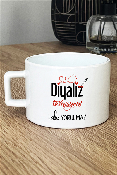 Diyaliz Teknisyeni Kişiye Özel Lüks Fincan