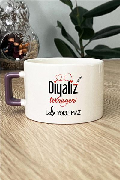 Diyaliz Teknisyeni Kişiye Özel Lüks Fincan