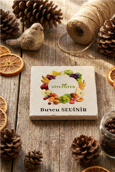 Diyetisyen Kişiye Özel Bardak Altlığı