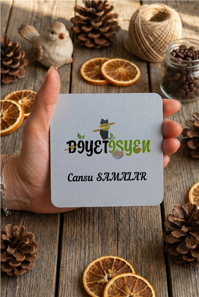 Diyetisyen Kişiye Özel Bardak Altlığı