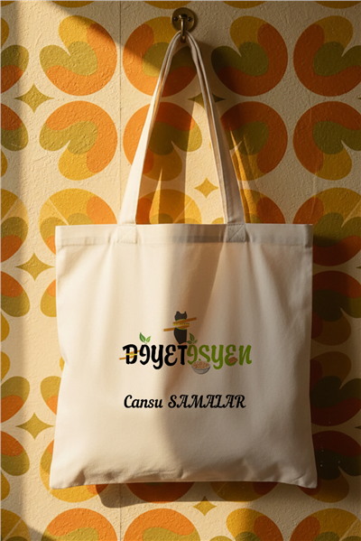 Diyetisyen Kişiye Özel Bez Çanta