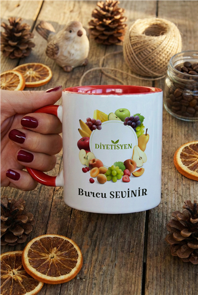 Diyetisyen Kişiye Özel Kupa Bardak Standart
