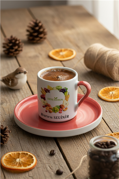 Diyetisyen Kişiye Özel Türk Kahvesi Fincanı