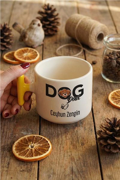 Dog Dad Kişiye Özel T Kupa