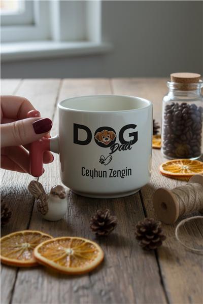 Dog Dad Kişiye Özel T Kupa