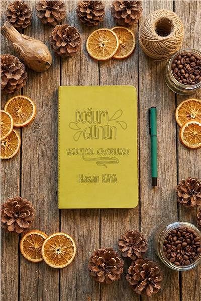 Doğum Günün Kutlu Olsun Kişiye Özel Defter ve Kalem