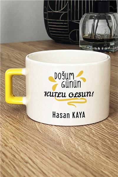 Doğum Günün Kutlu Olsun Kişiye Özel Lüks Fincan