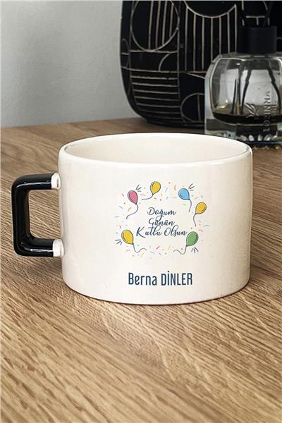 Doğum Günün Kutlu Olsun Kişiye Özel Lüks Fincan