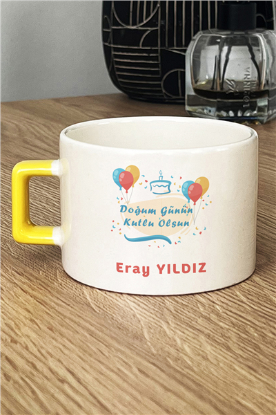 Doğum Günün Kutlu Olsun Kişiye Özel Lüks Fincan