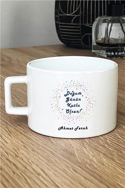 Doğum Günün Kutlu Olsun Kişiye Özel Lüks Fincan