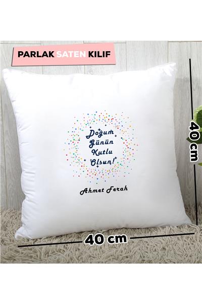 Doğum Günün Kutlu Olsun Kişiye Özel Yastık